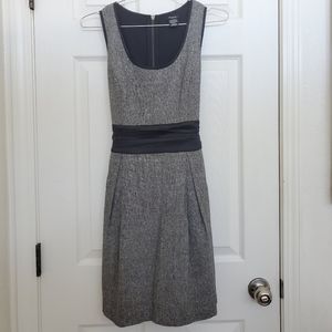 Business casual dress with ribbon bow